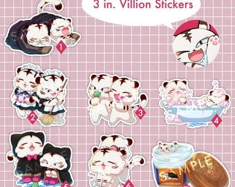 Villion Stickers | 3 inch Handmade Sticker | Matte Sticker