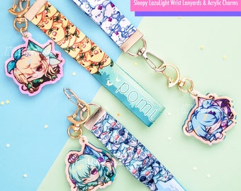 Pick Me Up: Sleepy LazuLight Wrist Lanyards and Acrylic Charms