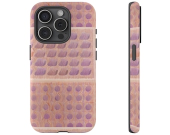 Coques résistantes Appareils Apple iPhone, Samsung Galaxy et Google Pixel Purple Sketch