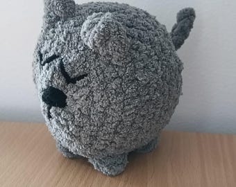No Sew Crochet Cat Pattern: Chubby Amigurumi Toy (PDF Pattern)