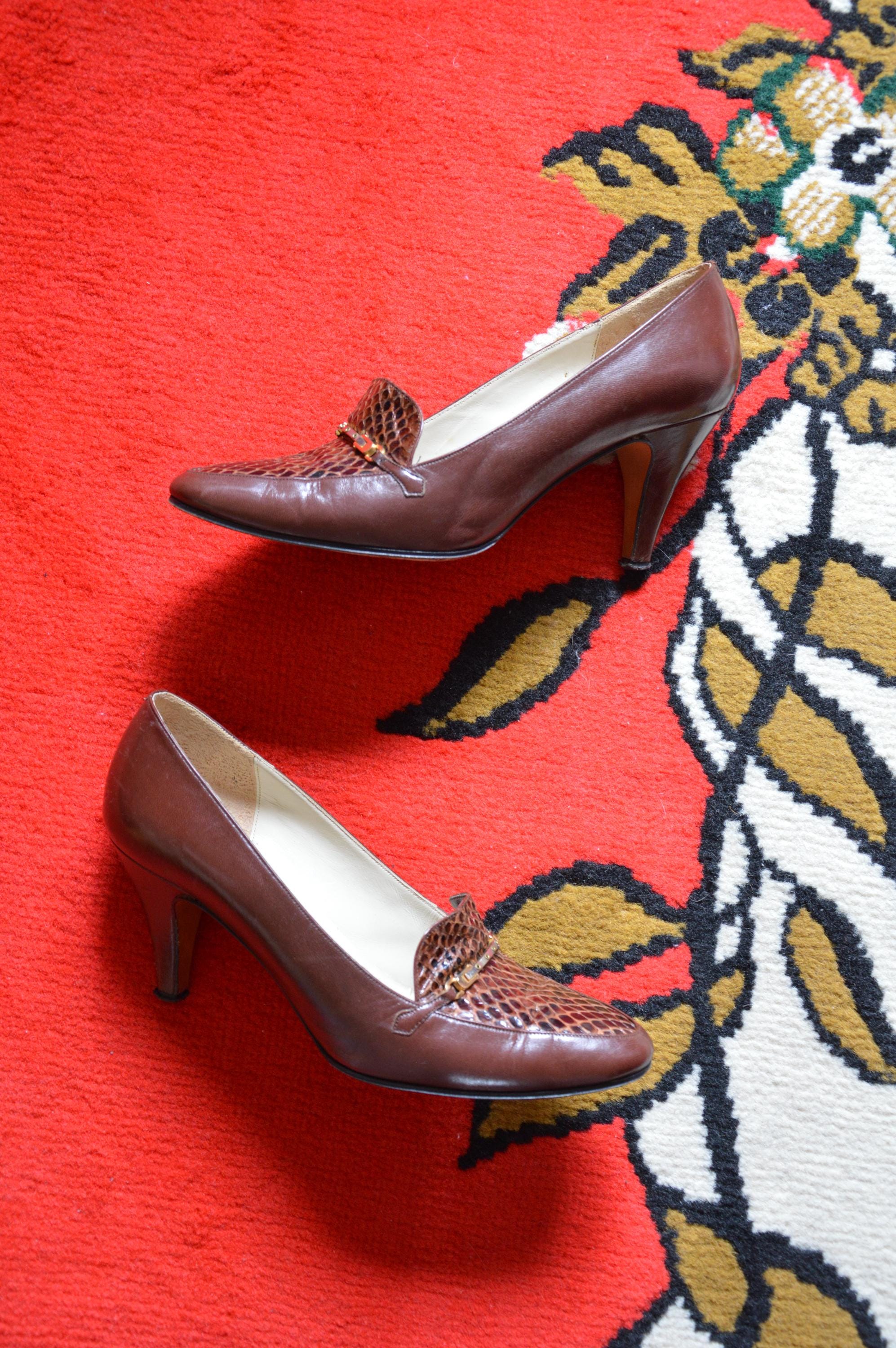 70s Vintage Black White Loafers - Etsy