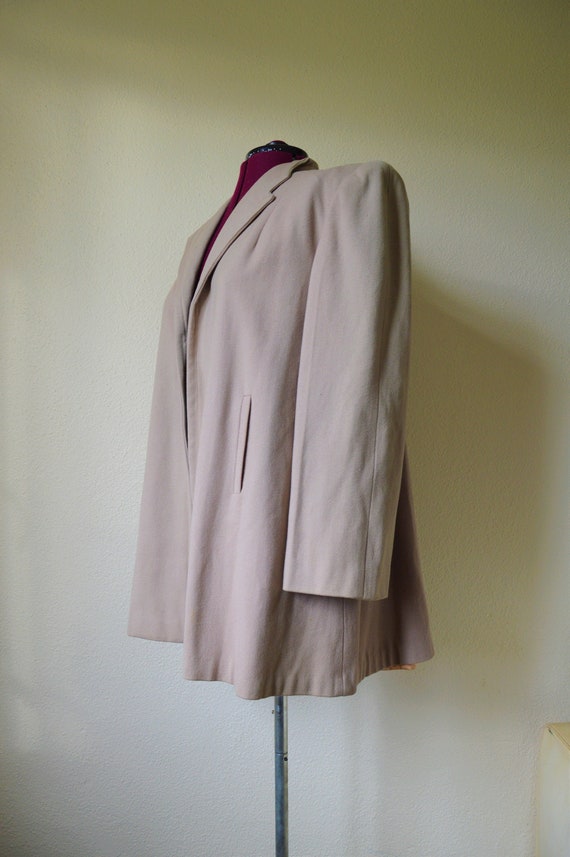 Vintage 1940's wool swing coat swing jacket 40s mi