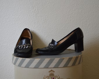 Gucci lederen met horsebit dames pumps zwart vind je in Sneakerstad