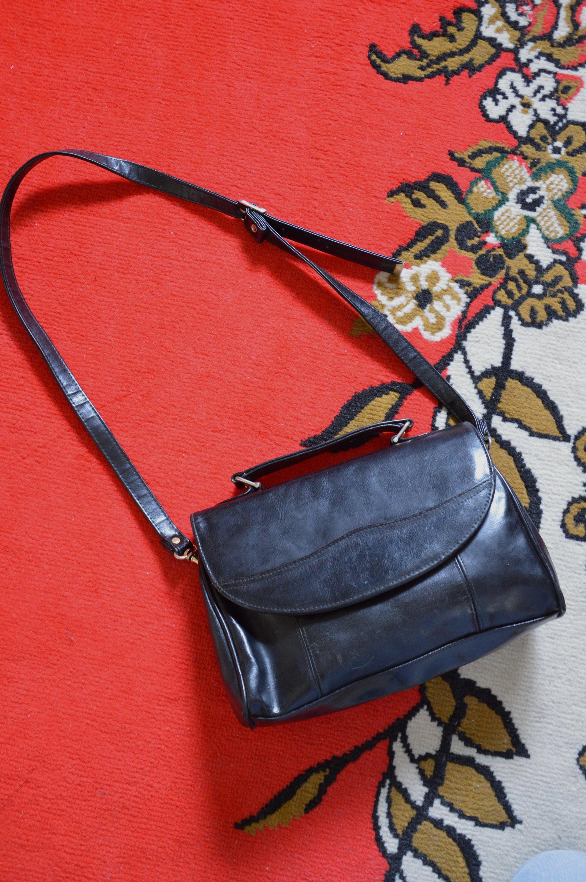 バッグ OLD 90s LEATHER SHOULDER SATCHEL BAG 90s Satchel - Etsy UK