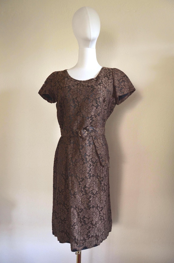 black lace dress with brown belt Buy Pour Moi Black Corded Lace Fitted Lorena Dress with Belt from Next USA