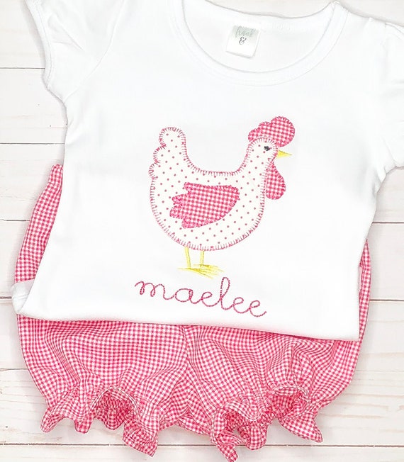 farm themed baby girl clothes