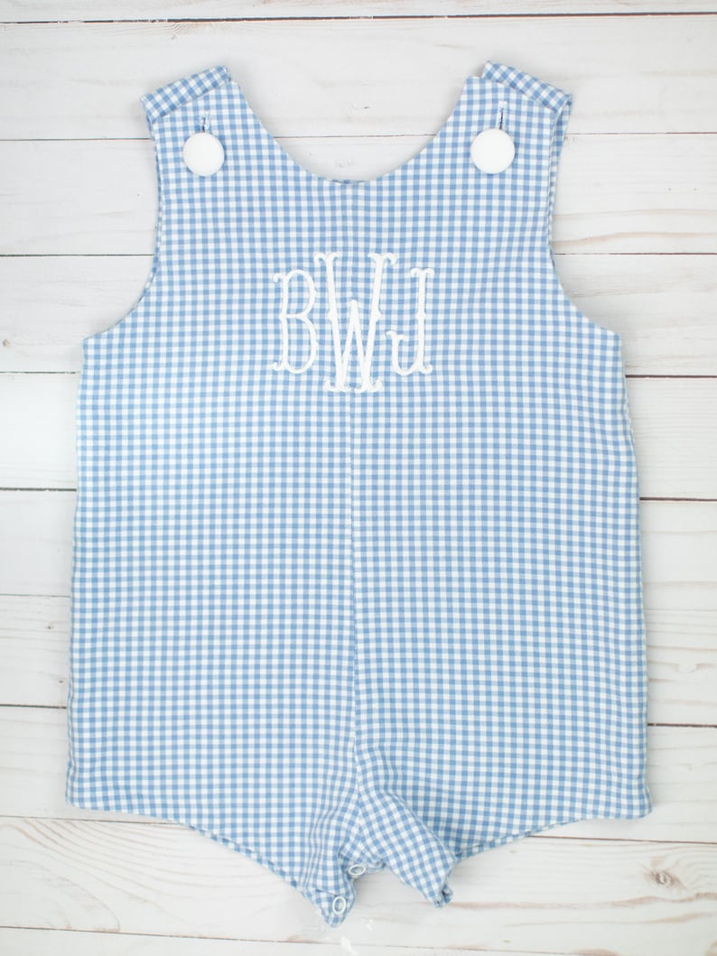Blue Gingham Golf Hole Jon Jon main image 0