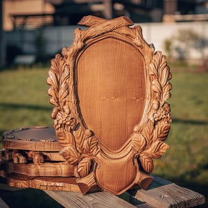 Handmade Hunting Trophy Plaque – Natural Ash Wood Deer Skull & Antler Mount – Rustic Wall Decor – Hunter Gift – BlackWoodLatvia