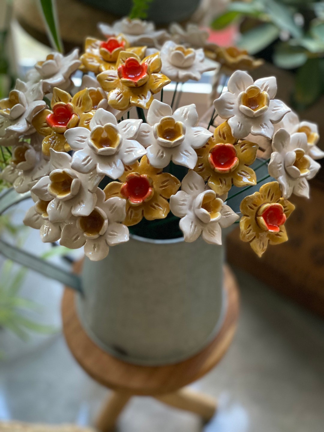 Ceramic Daffodil/narcissus Etsy UK