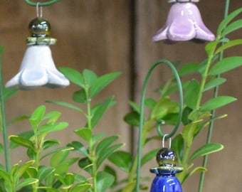 Bell Flower/ Ceramic bell flower / Handmade ceramic flower