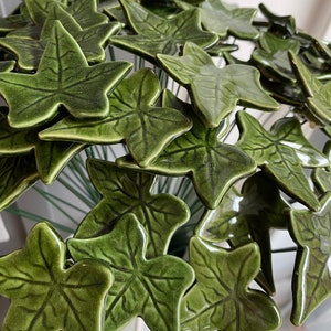 Ceramic Ivy Leaves
