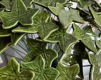 Ceramic Ivy Leaves