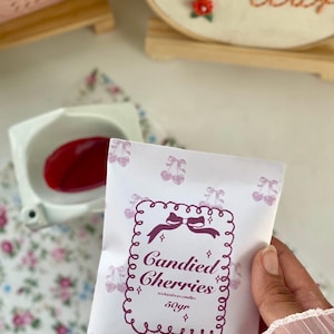 Kandierte Kirschen Wachs Melts | Cherry Candy Duft | Süße & fruchtige Sojawachs Melts | Dessert Wachs schmilzt | Handwachs | Kirsch Wachs Melts