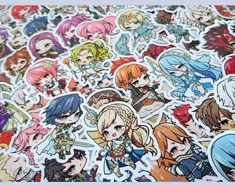 Fire Emblem Stickers Total: 220 Fates, FE7, Three Houses, Awakening, Sacred Stones, Heroes, Engage