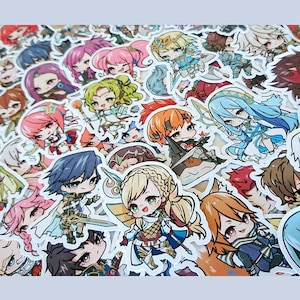 Fire Emblem Stickers Total: 220 Fates, FE7, Three Houses, Awakening, Sacred Stones, Heroes, Engage image 1