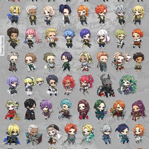 Fire Emblem Stickers Total: 220 Fates, FE7, Three Houses, Awakening, Sacred Stones, Heroes, Engage image 4