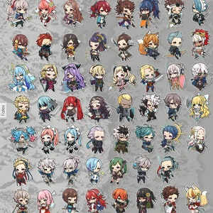 Fire Emblem Stickers Total: 220 Fates, FE7, Three Houses, Awakening, Sacred Stones, Heroes, Engage image 5