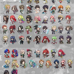 PRE-ORDER Fire Emblem 2" Charms (270+ characters) Three Houses, Awakening, Fates, Sacred Stones, Heroes, SoV, Blazing Sword