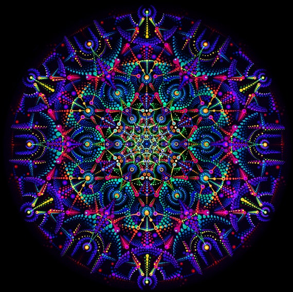 Healing Haven Dmt Art Reproduction - 