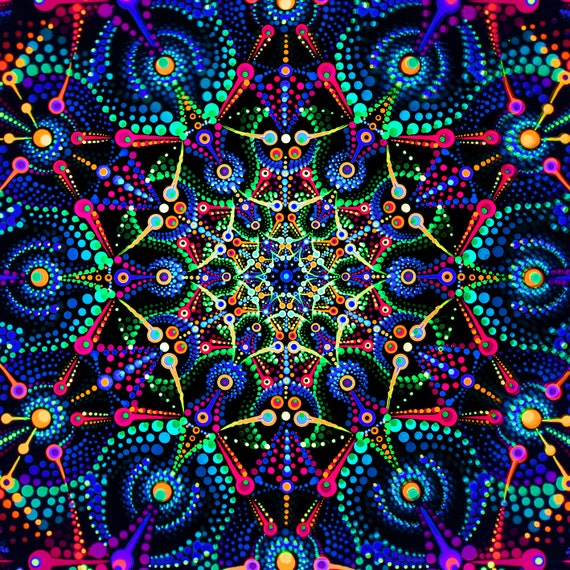 Healing Haven Dmt Art Reproduction - 