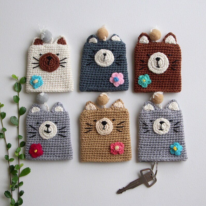 Portachiavi A Forma Di Gatto Peluche - Ciondolo Carino In Pelle PU, Ideale Per Donne E Ragazze - Foto 2