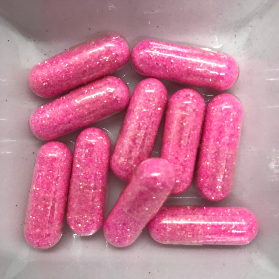 Glitter pills bombs capsules party favors unicorn poo Etsy
