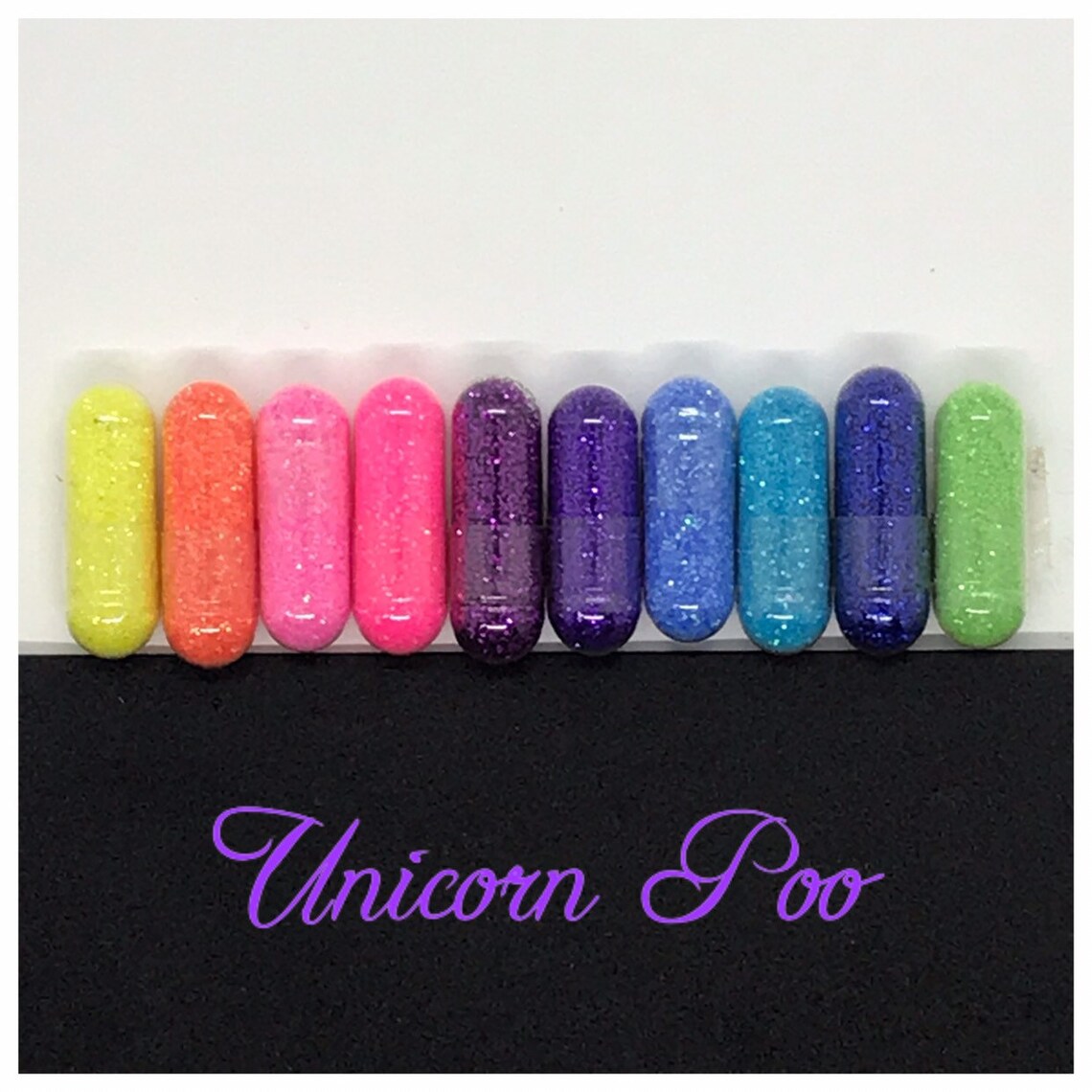 Glitter Pills Bombs Capsules Party Favors Unicorn Poo Etsy Australia