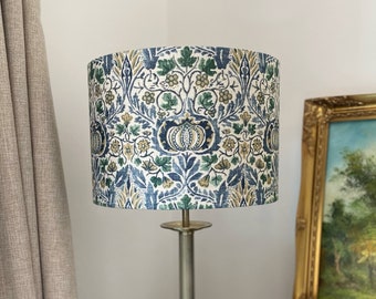 Little Chintz Green Blue Fennel William Morris Lampshade - 3 Sizes Available