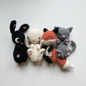 Pack de 5 patrons au crochet bébés amigurumi
