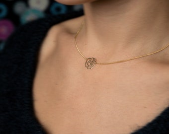 NOLITA boho style rose gold plated brass necklace