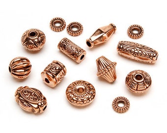 Plated Antique Copper Beads