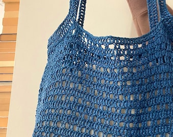 Meltemi perforated raffia bag