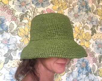 Cecil Pattern - Raffia Hat