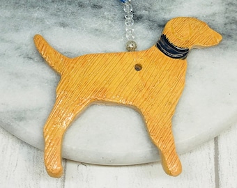Dog Ornament, Handmade Ceramic Dogs, Love Labrador Dogs, Golden Retriever, Vizsla, Pottery Woof, Clay, Hounds, Ceramics, Home Decoration.