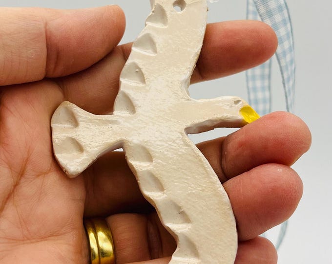 Seagull, Hanging Ceramic Ornament Decoration, Handmade Pottery Seagull Bird, Kiln Fired Clay, Home Decor, Home Interiors, Sussex Ceramics UK
