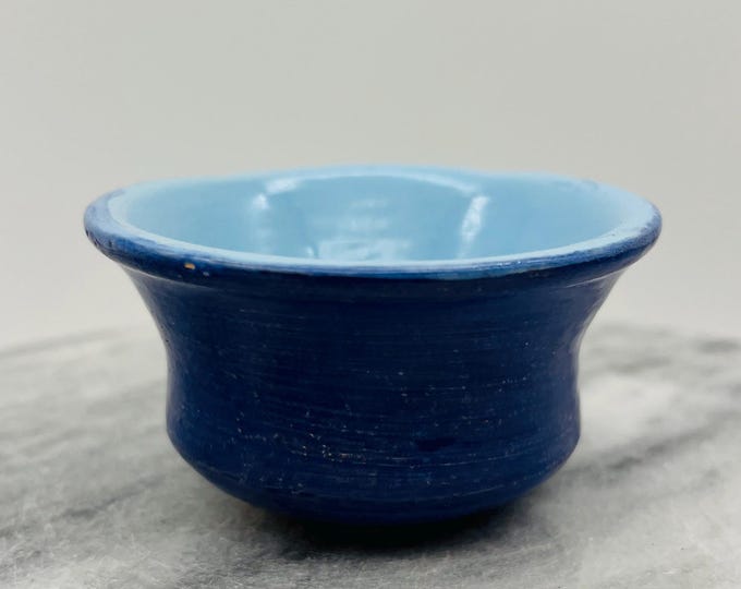 Blue Ceramic Ring Dish, Handmade Pottery Bowl, Sussex Ceramics UK