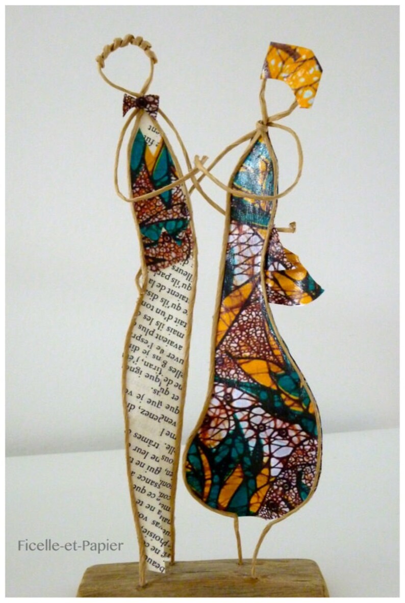 Decoration Traditional African Wedding Figurines In String And Etsy