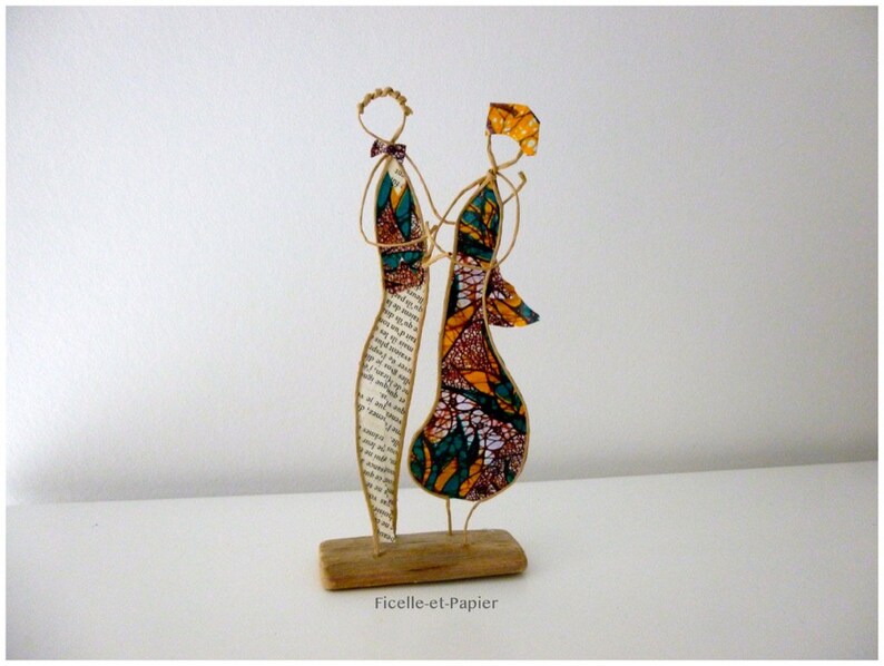 Decoration Traditional African Wedding Figurines In String And Etsy
