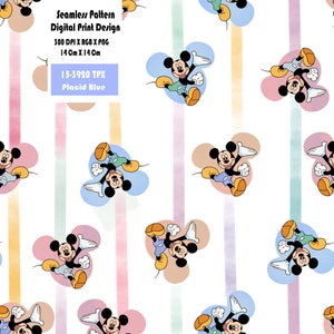 The Ultimate Mickey Mouse Party Pack - Watercolor Seamless Patterns, Clipart Backgrounds, and More
