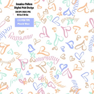 Repeating Pattern, PNG for Sublimation, Fabric Design and Dress Print, Digital Print Design Pattern for Fabric