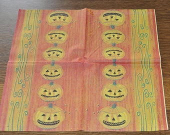 serviette en papier halloween