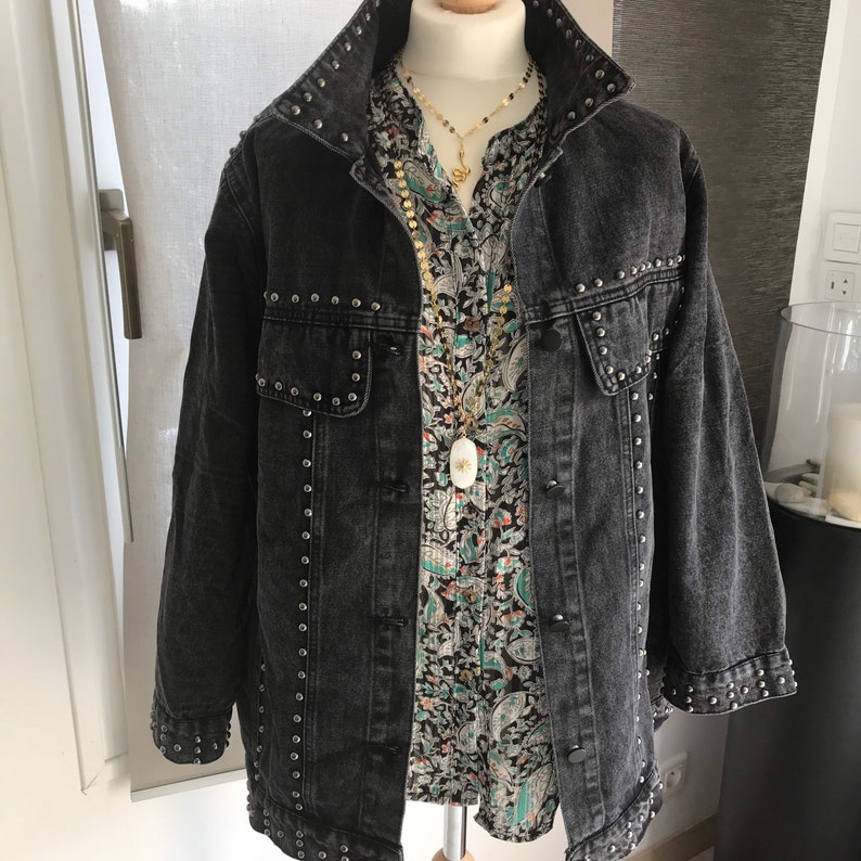 Baya TU grey studded jacket