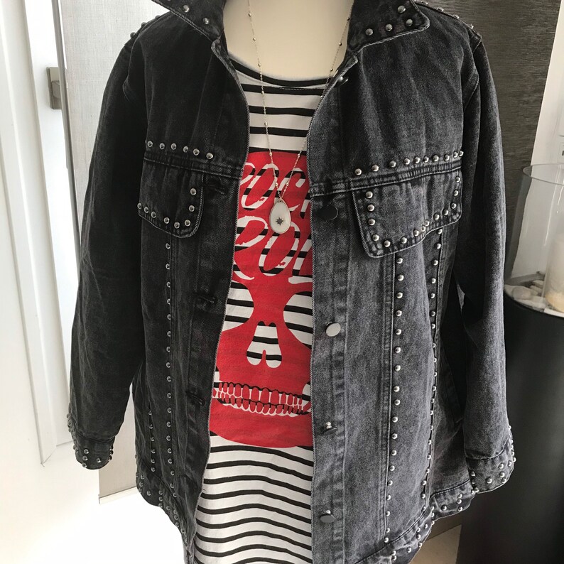 Baya TU grey studded jacket