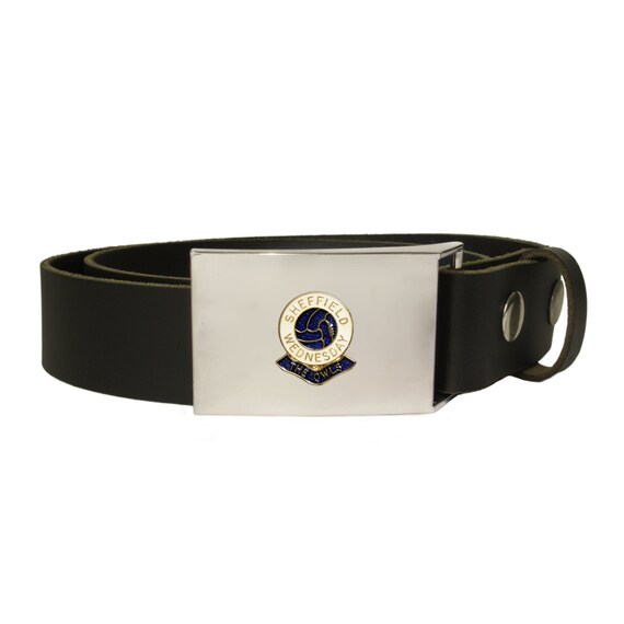 Wigan Athletic football club leather snap fit belt