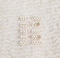 Tiny Angel Number Connector 24ga • Dainty Charm • Minimalist • Gold Filled (14KGF) Jewelry Findings • Wholesale • ANS000 To ANS999 product logo