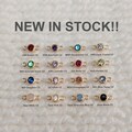 GF3BZR2 / 93BZR2  3mm Connector With Cubic Zirconia Gold Filled (14KGF) Birth Stone Bezel Jewelry Findings product logo