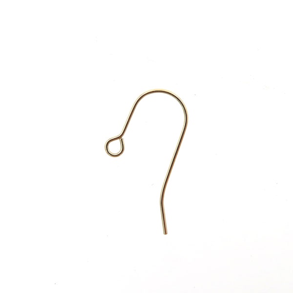 GF6407 Gold Filled (14KGF) French Ear wire 22ga 12 x21MM For Earring Components Hooks Making Findings Jewelry DIY Accessories