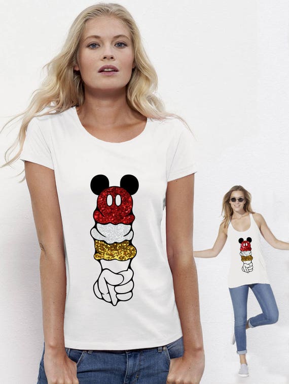 mickey ice cream shirt
