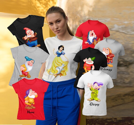 snow white and the seven dwarfs shirts