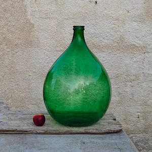 Large glass wine bottle 54L XXL Demion outdoor garden decor